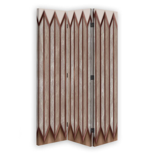 Rumsavdelare dubbelsidig roterbar, Färgglatt 3D-fönster - (110x170)