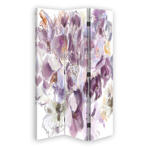 Rumsavdelare dubbelsidig roterbar, Iris Blume - (110x170)