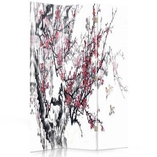 Rumsavdelare dubbelsidig roterbar, Japanska körsbärsblommor - (110x170)