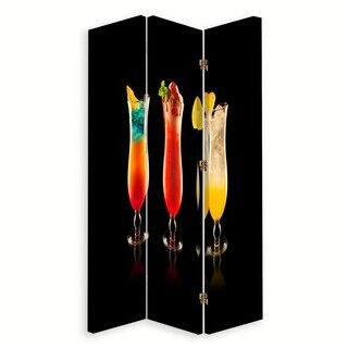 Rumsavdelare dubbelsidig roterbar, Dryck Cocktail Färg - (110x170)
