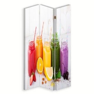 Rumsavdelare dubbelsidig roterbar, Köket Fruktjuice färg - (110x170)