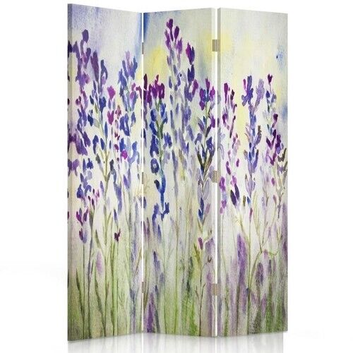 Rumsavdelare dubbelsidig roterbar, Blommor Natur Foilet - (110x170)
