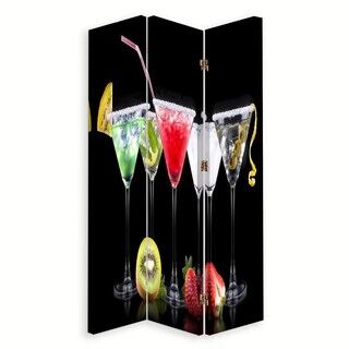 Rumsavdelare dubbelsidig roterbar, Dryck Cocktail - (110x170)