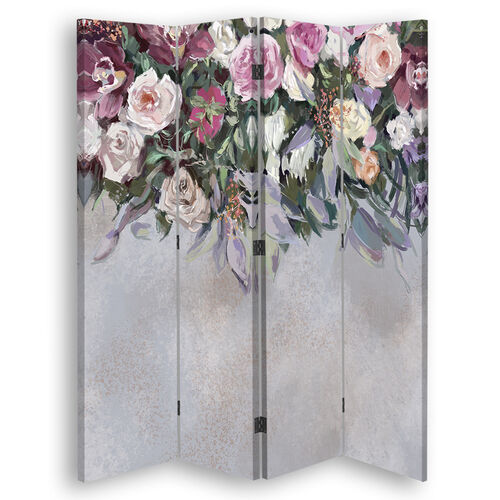 Rumsdelare Dubbelsidig, Blommor övervuxna - (145x170)