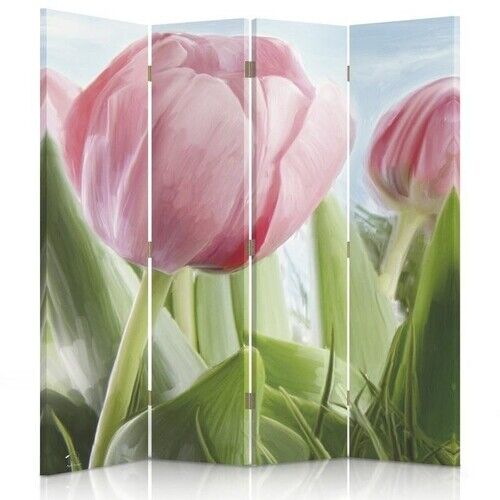 Rumsdelare Dubbelsidig, Blommor Tulpaner Natur - (145x170)