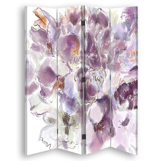 Rumsavdelare Dubbelsidig roterbar, Iris Blume - (145x170)