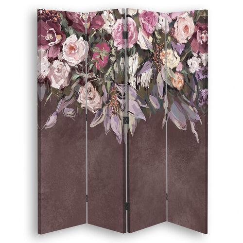 Rumsavdelare Dubbelsidig roterbar, Blommor övervuxna - (145x170)