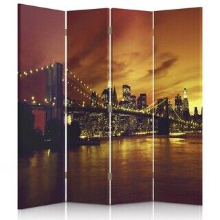 Rumsavdelare Dubbelsidig roterbar, New York-bron - (145x170)