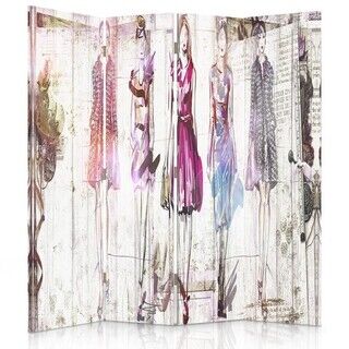Rumsavdelare Dubbelsidig roterbar, Kvinnor Glamour Vintage - (145x170)