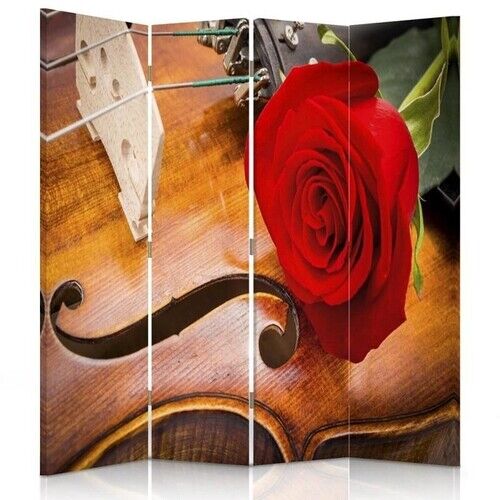 Rumsavdelare Dubbelsidig roterbar, Rose Violin - (145x170)