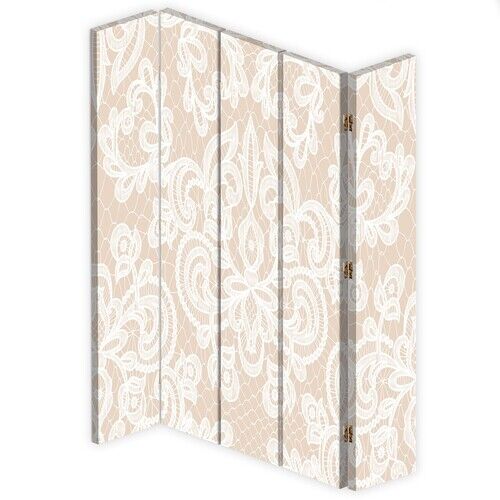 Rumsdelare Dubbelsidig roterbar, Beige - (180x170)
