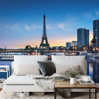 Fototapet Panorama Över Paris