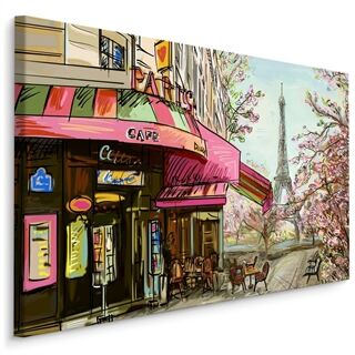 Duk Paris Café Som Ritat