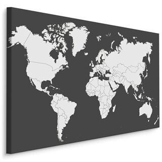 Duk Klassisk Världskarta