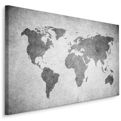 Duk Världskarta I Shades Of Grey