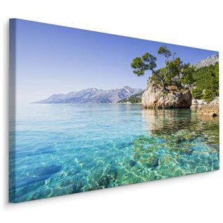 Duk Bild Makarska Riviera, Kroatien 120X80
