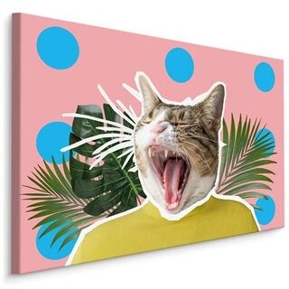Duk Katt Och Löv - Pop Art Style