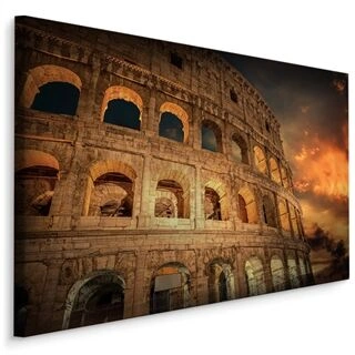 Duk Romerska Colosseum På Natten