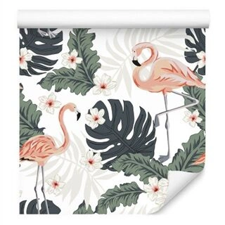 Tapet Flamingos