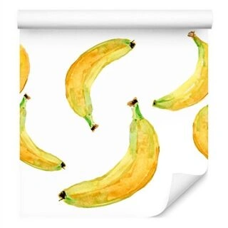 Tapet Med Frukt Bananer För Kök Matsal