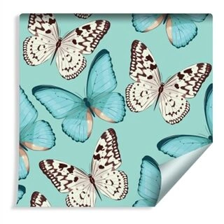 Tapet För Barn - Vackra Fjärilar