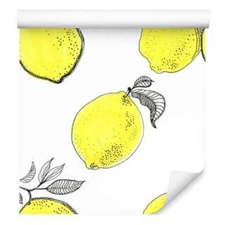 Tapet Citronfruktblad Till Köket