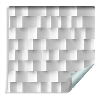 Tapet Modernt Geometriskt Mönster - 3D-Effekt