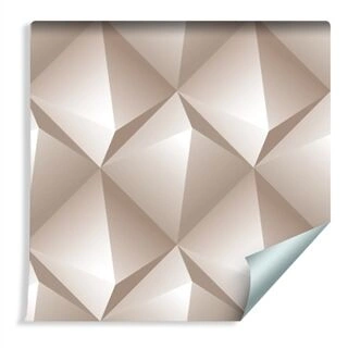 Tapet Modernistiska Geometriska Mönster - 3D-Effekt