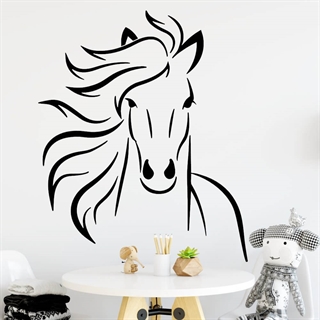 Få världens vackraste häst på väggen