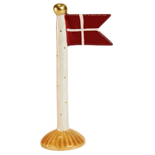 Flaggljus/prickar H: 19 cm keramik