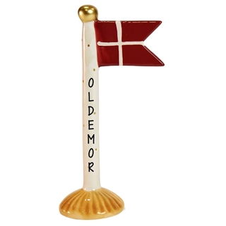 Flaggljus/prickar H: 19 cm keramik