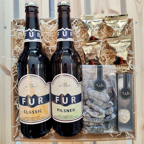 Presentkorg till mamma med ljus och text