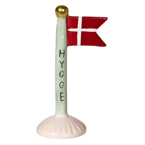 Flaggmor/grå H: 14 cm keramik