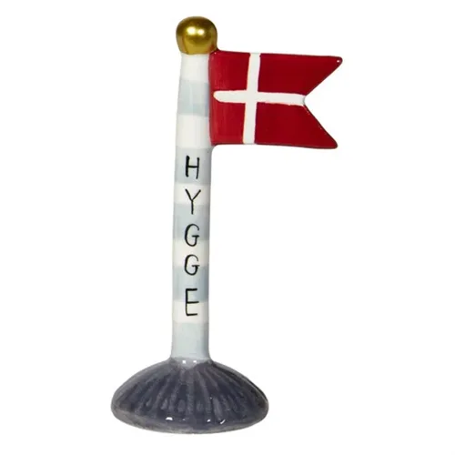 Flaggmor/grå H: 14 cm keramik