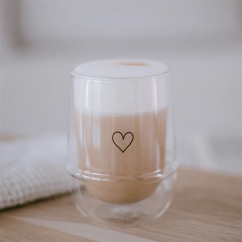 Espressokopp hjärta