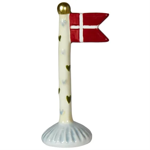 Flaggmor/grå H: 14 cm keramik