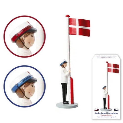 Blå Studentmössa Värmeljushållare