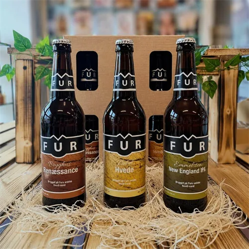 Presentförpackning med 3 x FUR öl