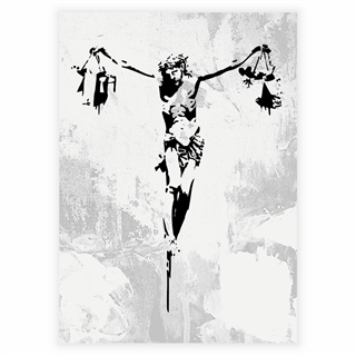 Affisch - Jesus av Banksy