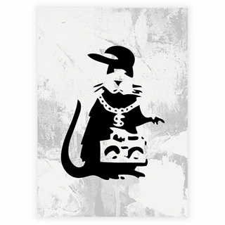 Affisch - Undergroundrap av Banksy