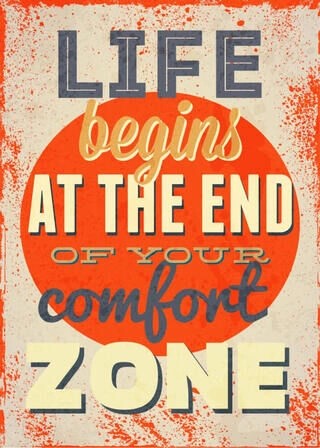 Affisch - Life Comfort Zone