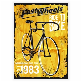 Affisch - Ride to bike
