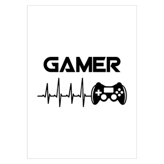 Affisch - Gamer Heartbeat