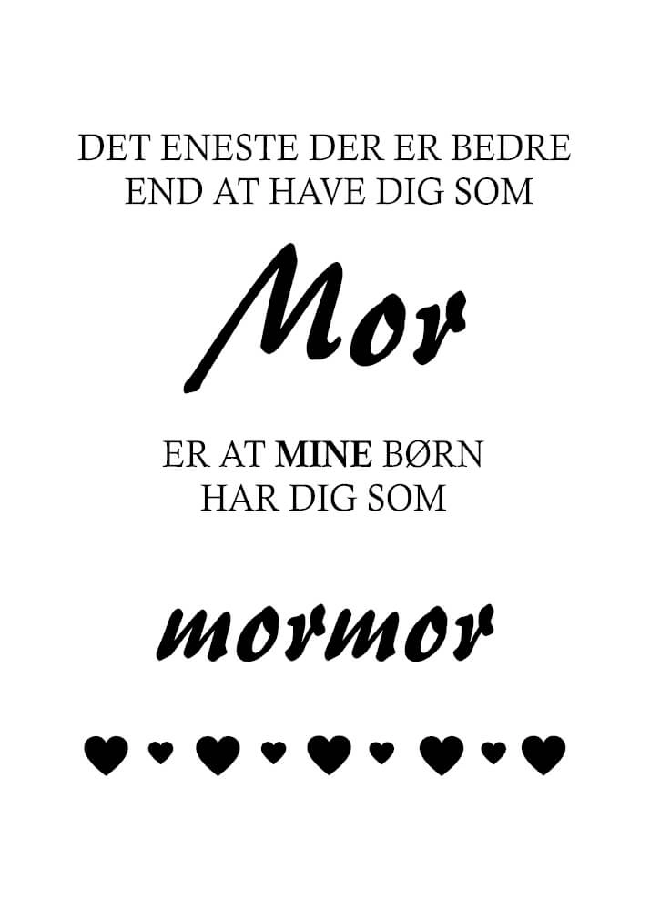 Affisch - Mamma och mormor/farmor