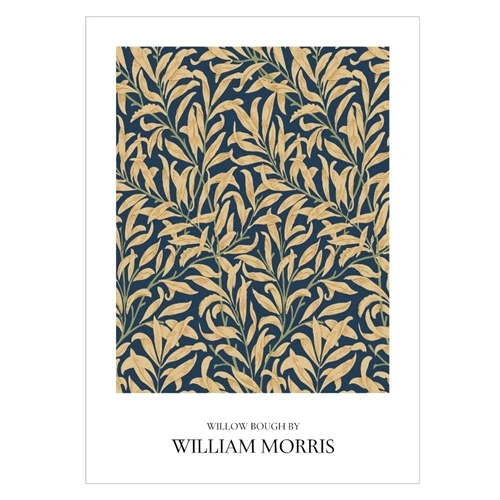 Affisch med WILLOW BOUGH AV William Morris 3