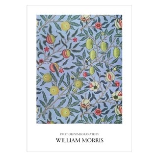 Affisch med FRUKT ELLER POMEGRANAT AV William Morris