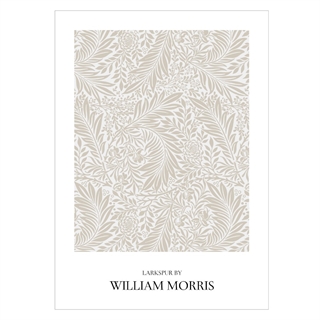 Affisch med LARKSPUR AV William Morris 2