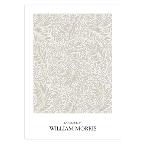 Affisch med LARKSPUR AV William Morris 2