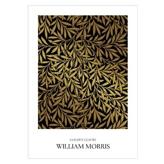 Affisch med GULDBLAD AV William Morris