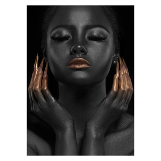 Affischer - Gold and black women